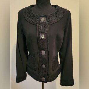 Women’s W&B Black Dress Coat Size 2 EUC